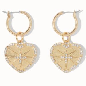 Vanessa Mooney Esme Heart Earrings